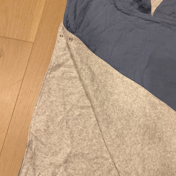 Blue Hooded Poncho for toddler - Picture 2 of 5